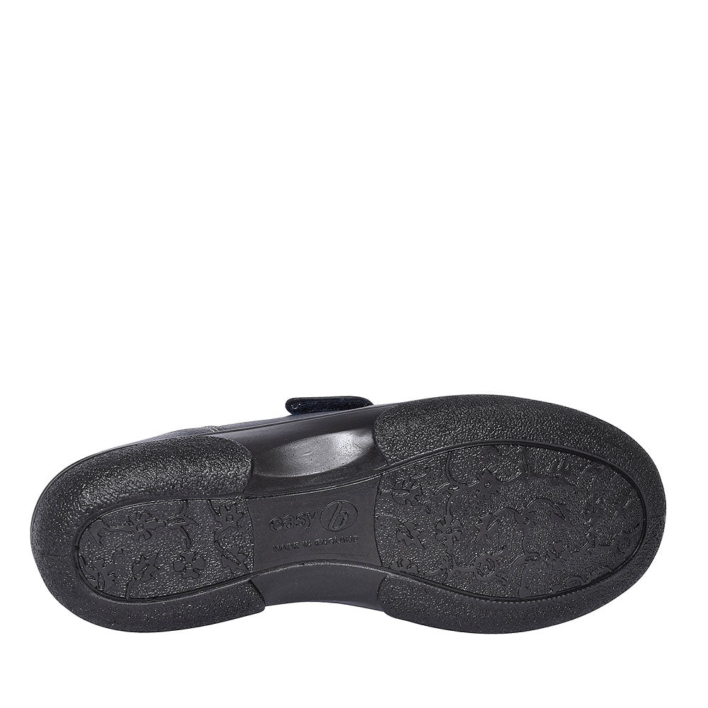 Healey 4e Plain Toe Shoe For Ladies In Navy