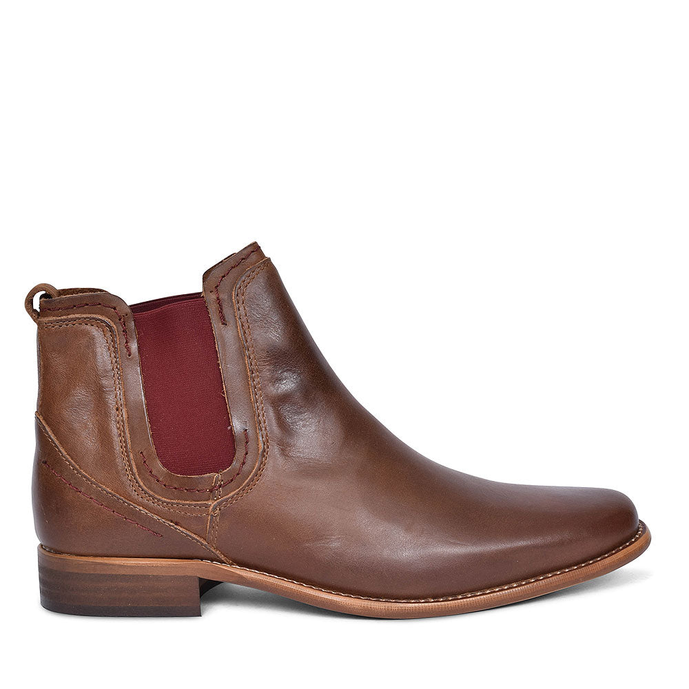 ESCAPE CHELSEA SLIP ON BOOT FOR MEN in DARK BROWN