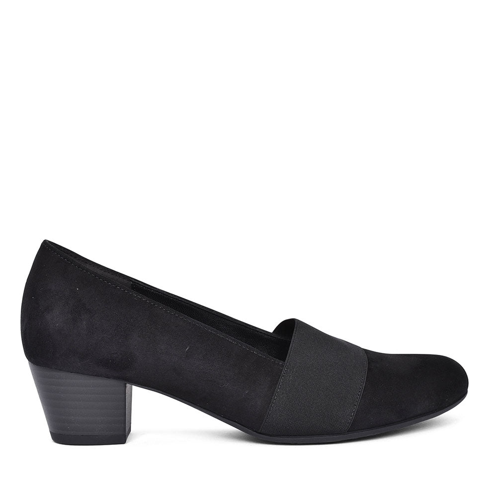 GABOR 92.052 COURT SHOE FOR LADIES in BLACK