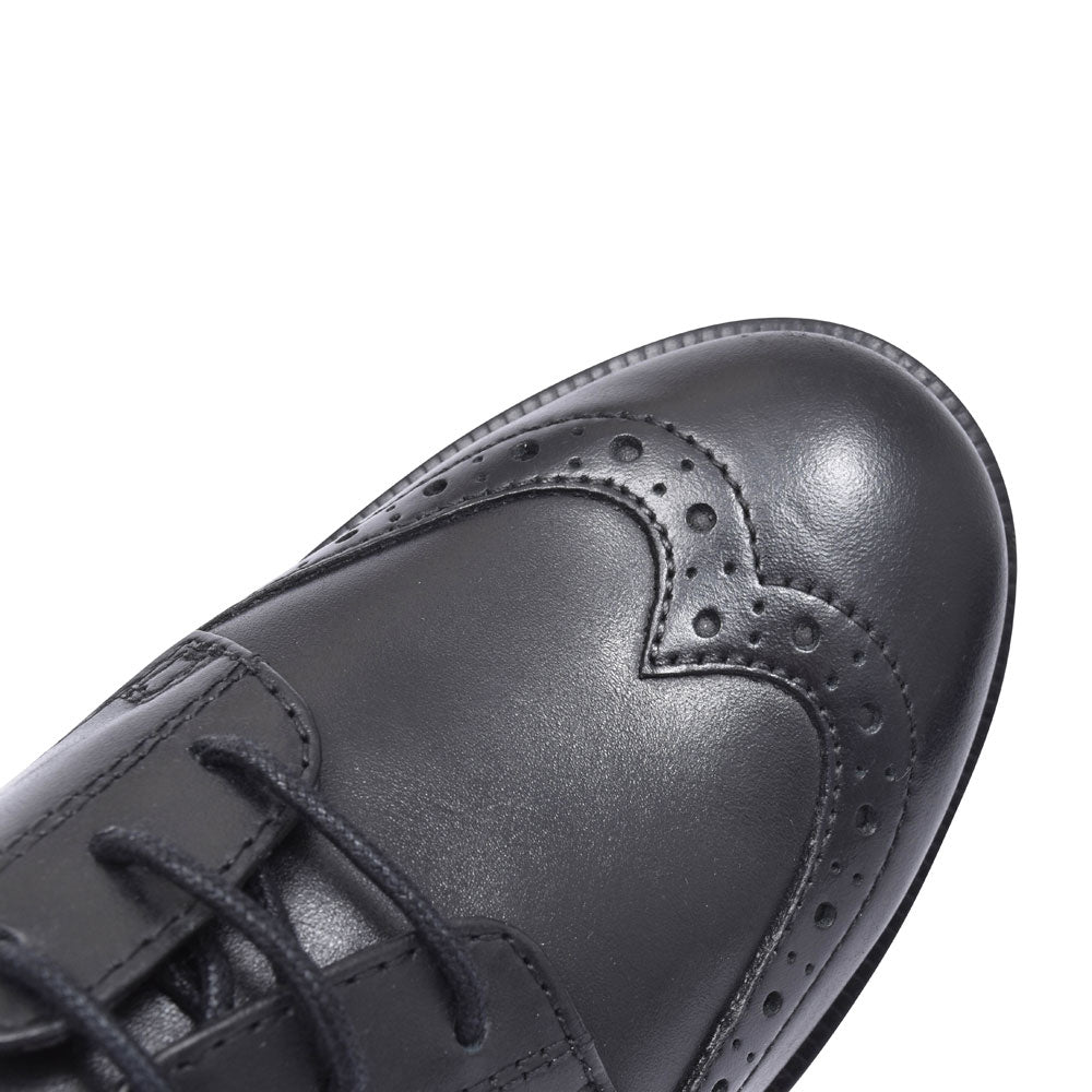 Girls J8449d Agata Laced Brogue Shoe In Black
