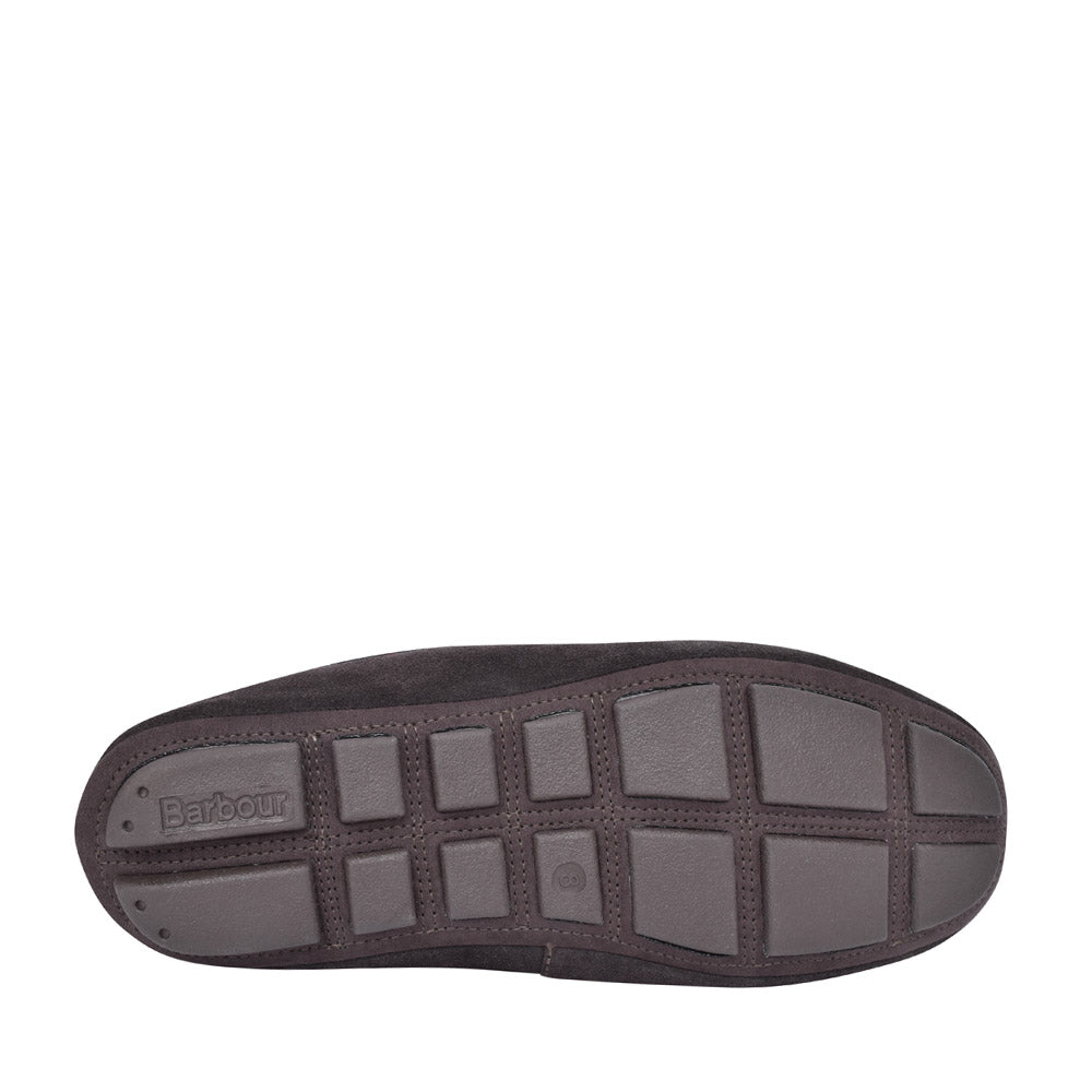 Men's Monty Suede Moccasin Slipper In Brown