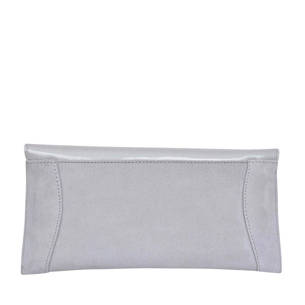 Ladies T1 Clutch Bag In Grey