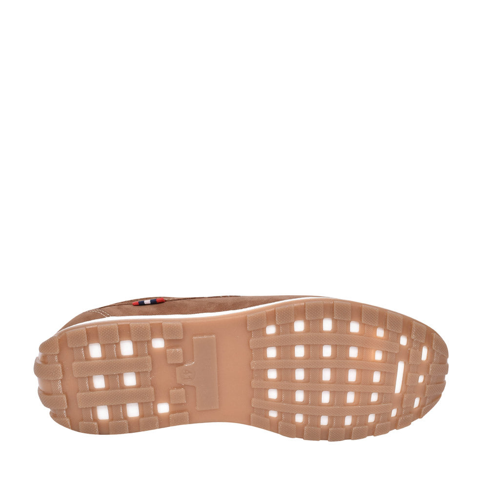 Mens Sutton Nubuck Shoe In Chestnut