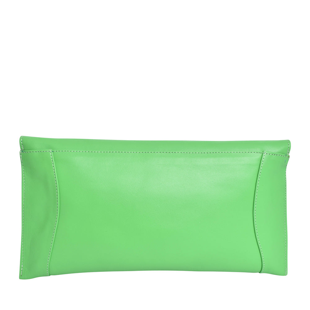 Ladies 002 Clutch Bag In Green