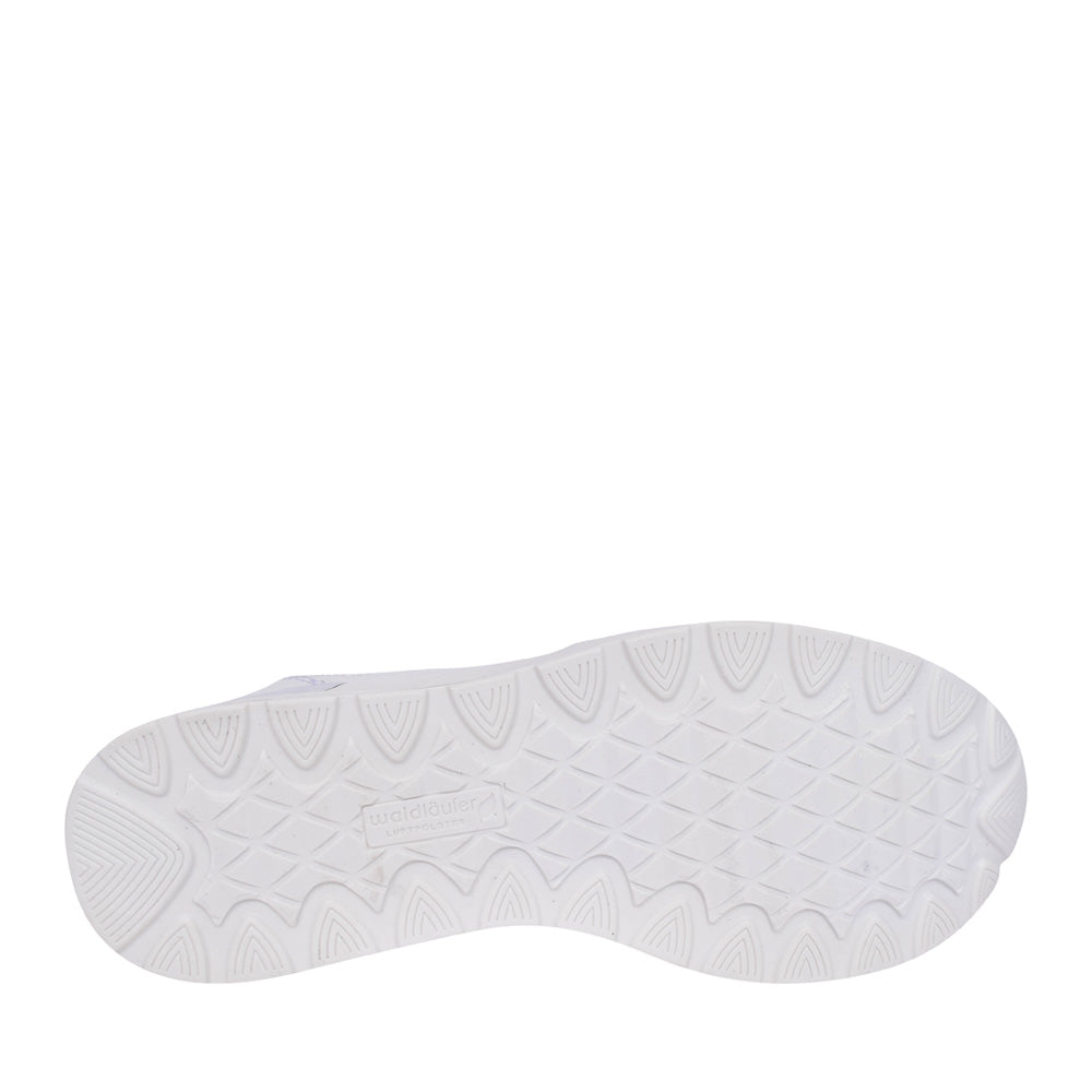 Ladies 93901 H-clara Laced Trainer. In White