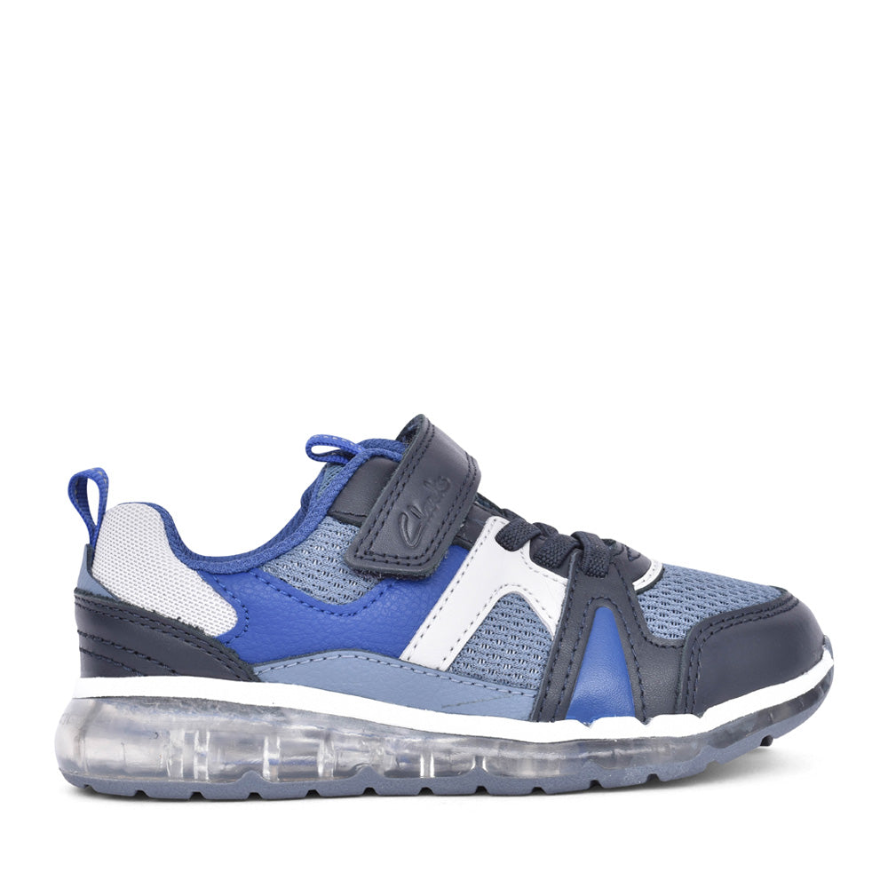 Boys Spark Flash K Blue Combi Trainer In Kids G Fit
