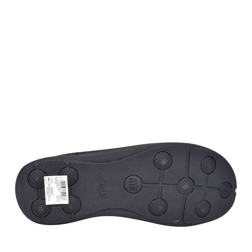 Mens Nature Three G-fit Leather Laced Shoe In Black