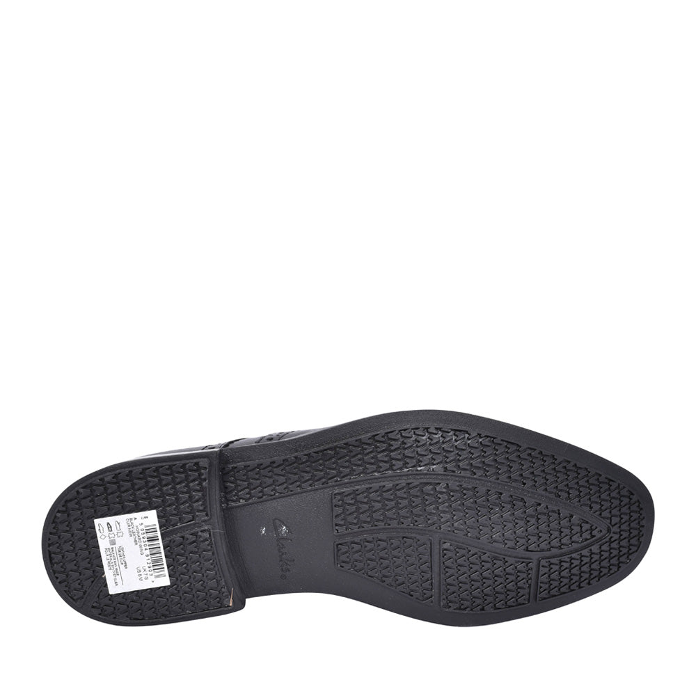Mens Howard Wing G-fit Leather Brogue In Black