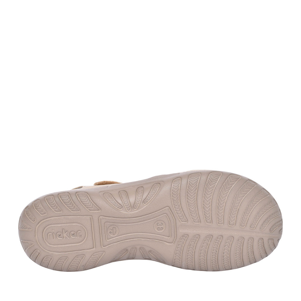 Ladies 64870 Velcro Sandal In Beige