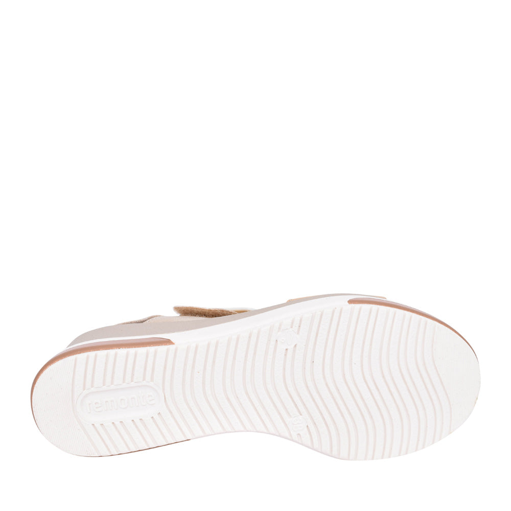 Ladies D1p50 Wedge Sandal In Metallic