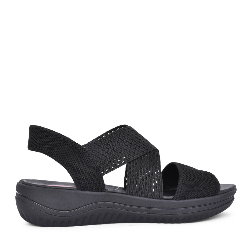 Ladies 8-28768 Sandal In Black
