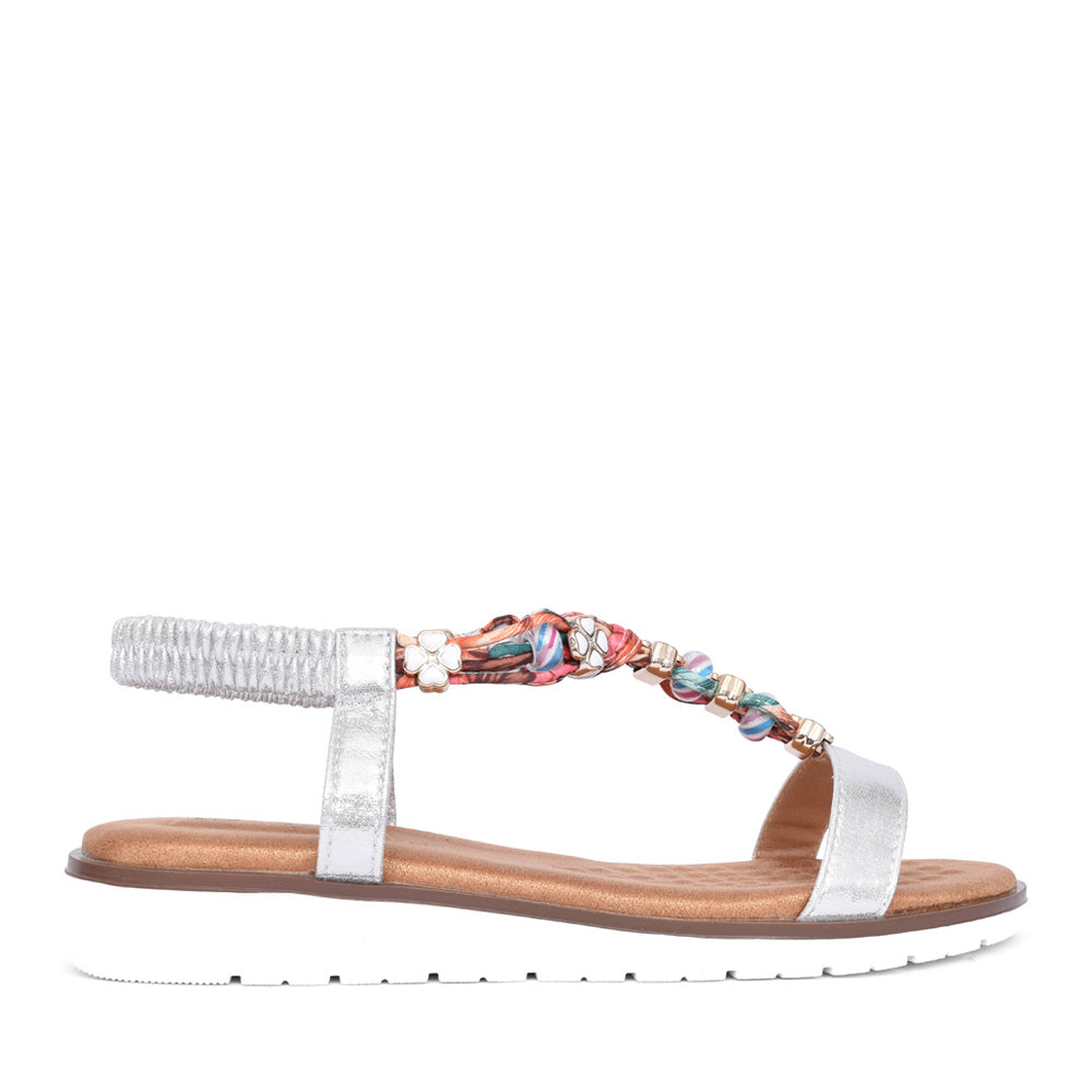 Ladies Tempo Jlh363 Sandal In Silver