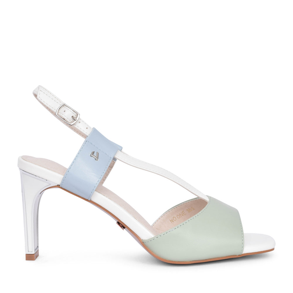 Ladies No One Medium Heel Sandal In Mint