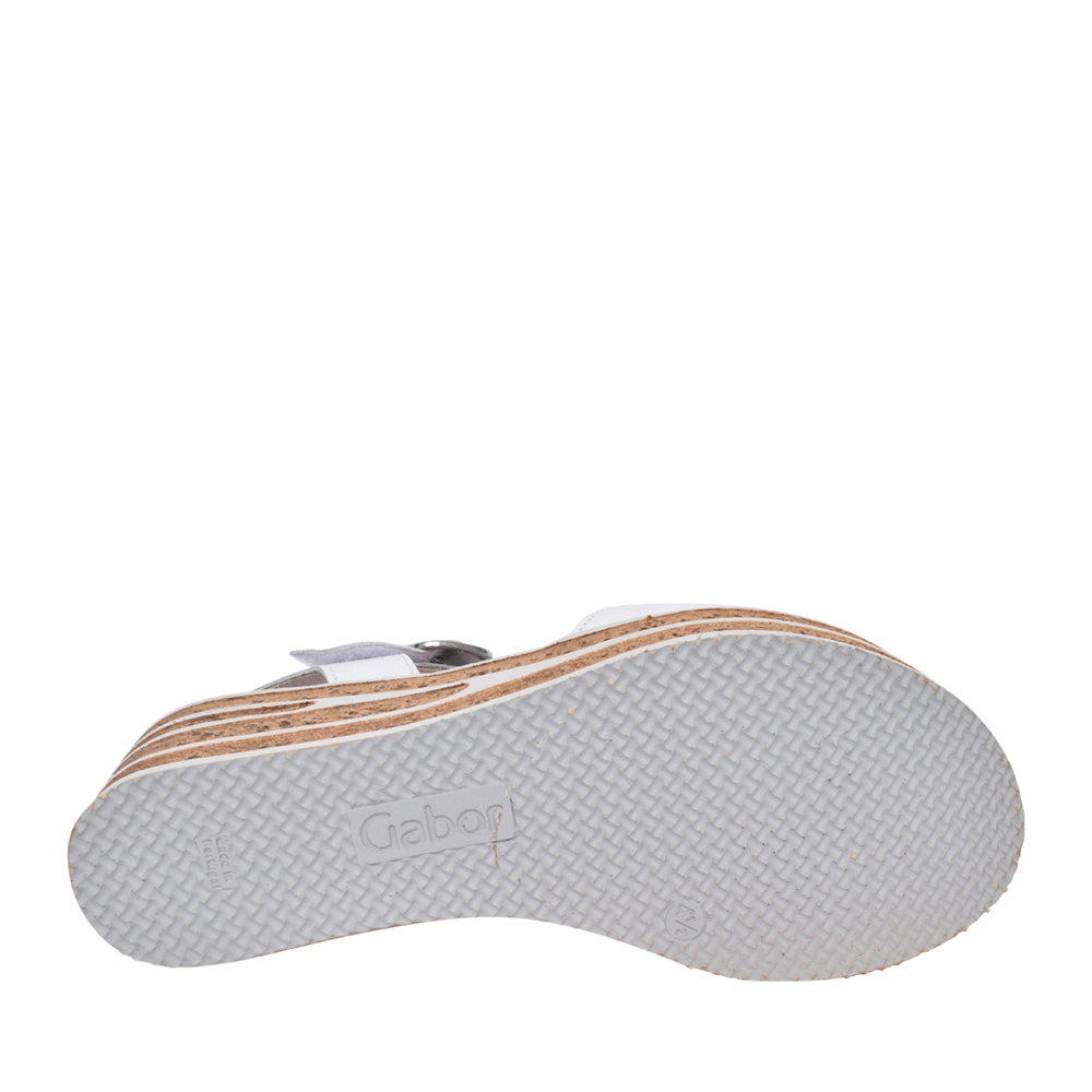 Ladies Twirl 44.651 Wedge Sandal In White