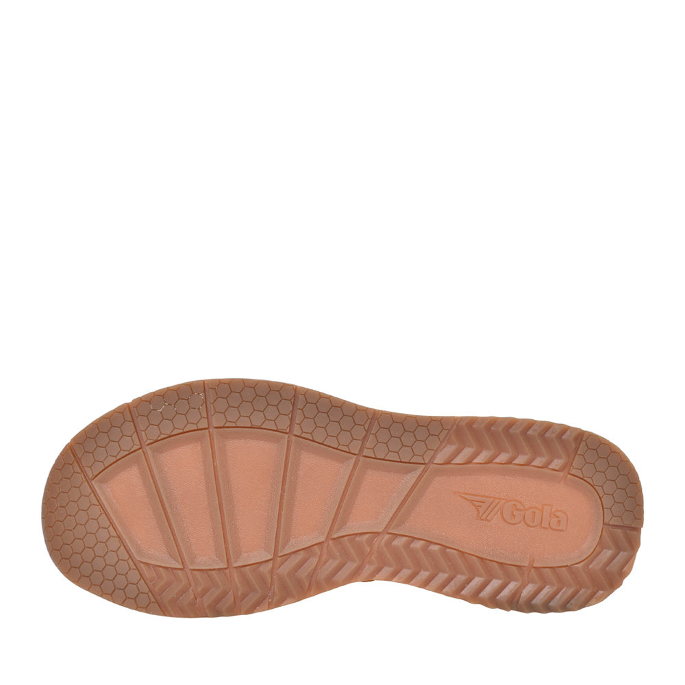 Ladies Saturn Quad Clb521 Laced Trainer In Off White