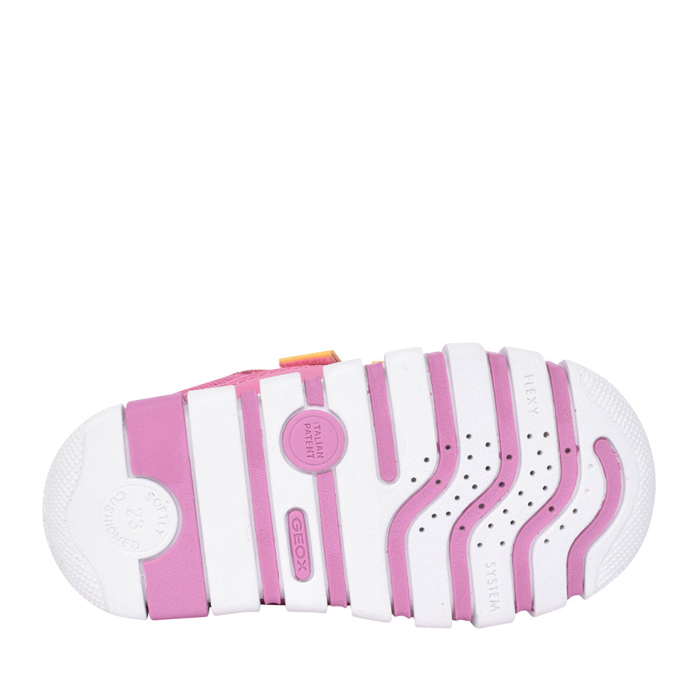 Girls B3558a B Iupidoo Velcro Trainer In Pink
