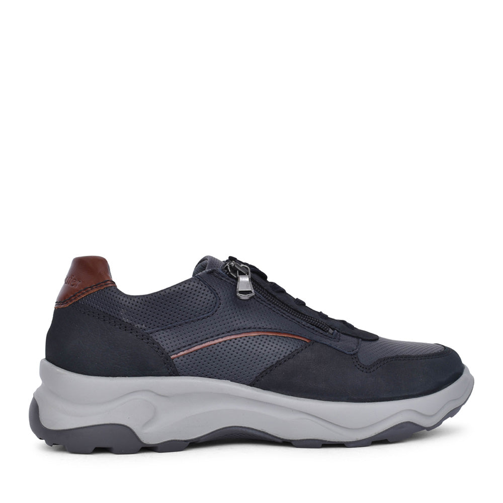 Mens 718006 H-max Laced Trainer In Navy