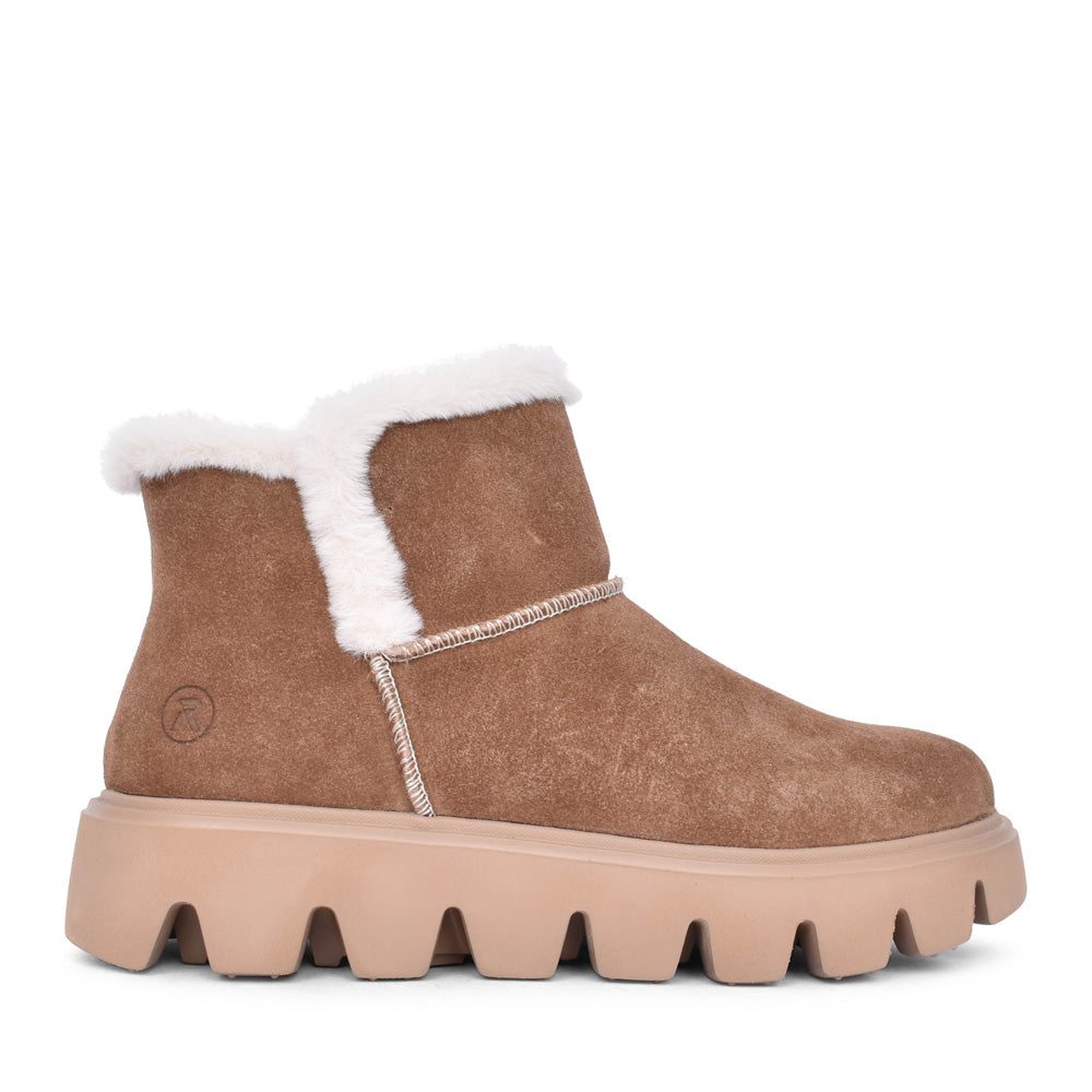 Ladies W2071 Ankle Boot In Brown