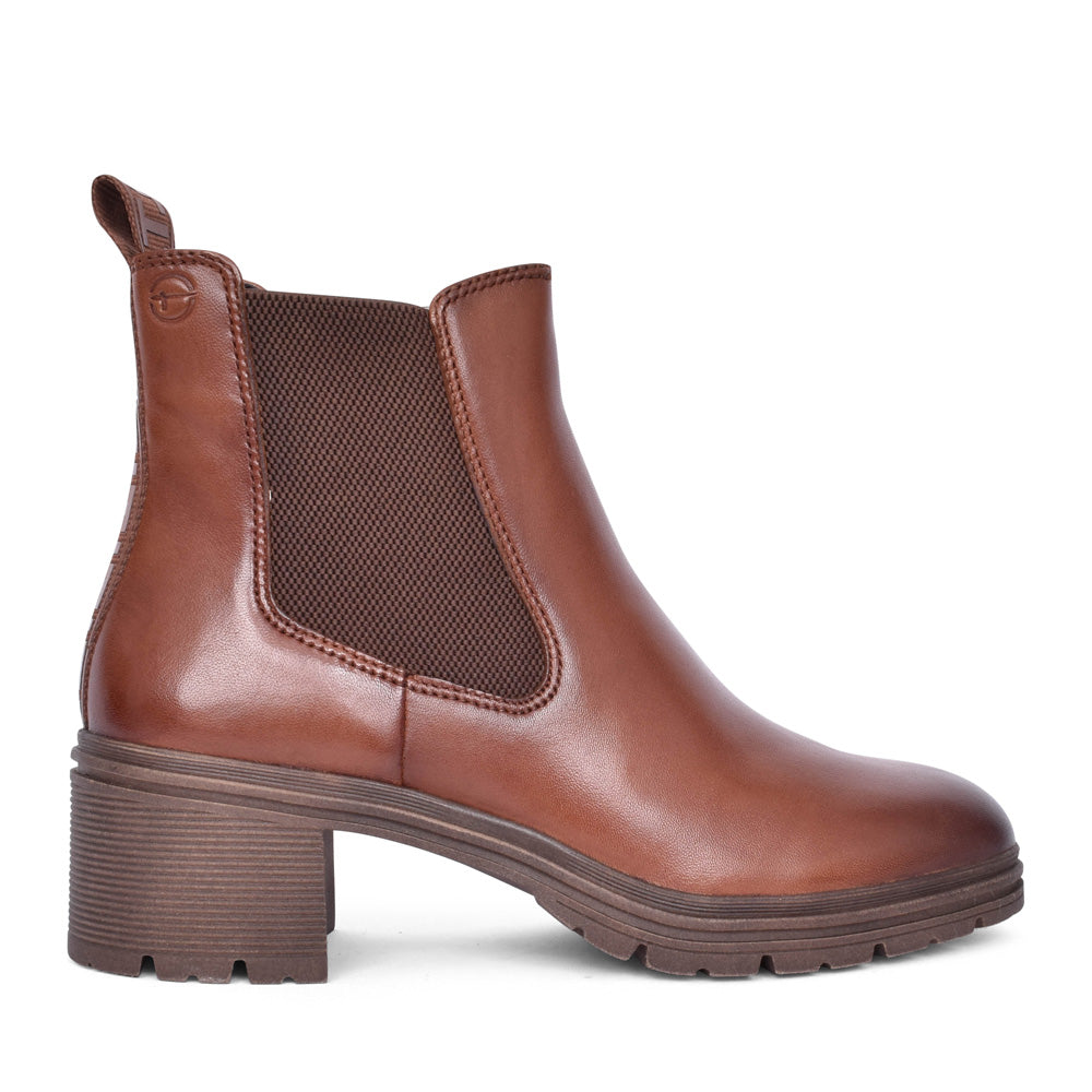Ladies 1-25456 Chelsea Boot In Tan