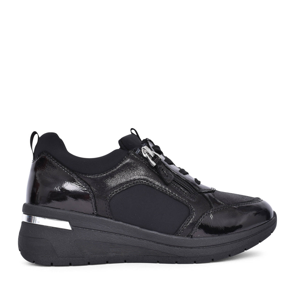 Ladies 9-23304 Laced Shoe In Black