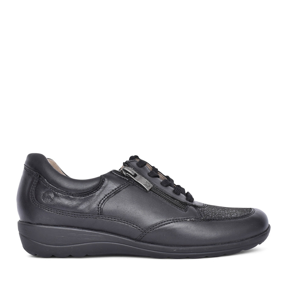 Ladies 9-23766 Laced Shoe In Black
