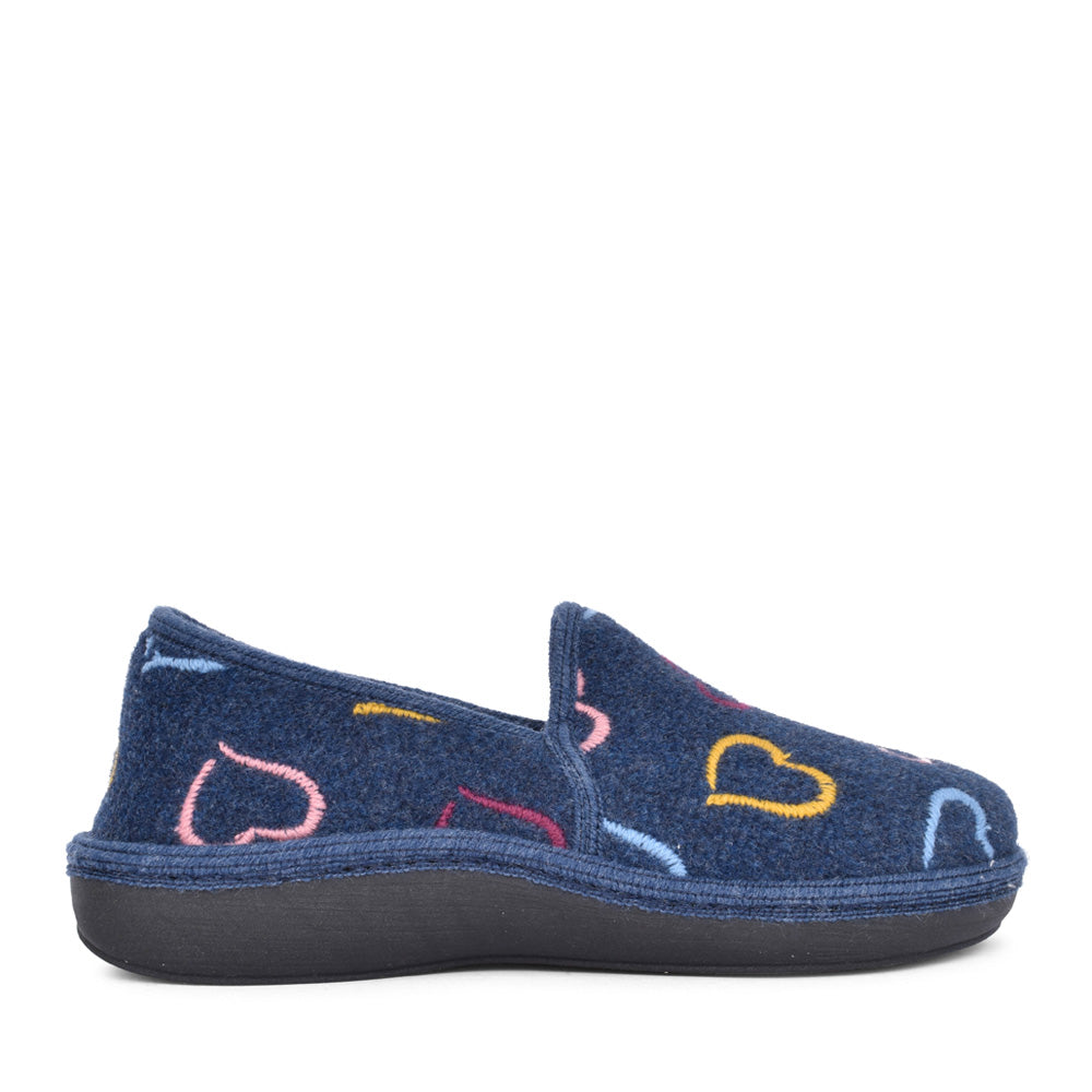 Ladies Joyful Kls134 Slipper In Navy