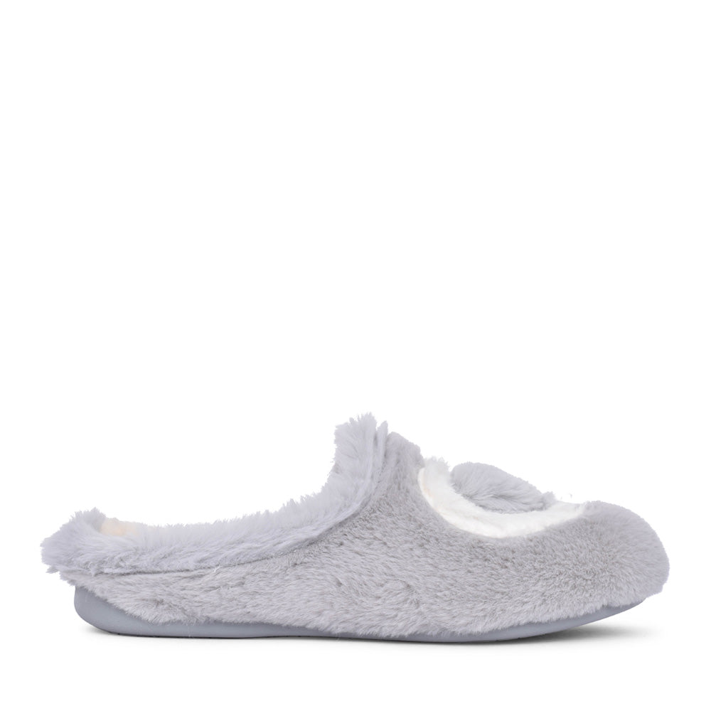 Ladies Million Kla014 Mule Slipper In Grey
