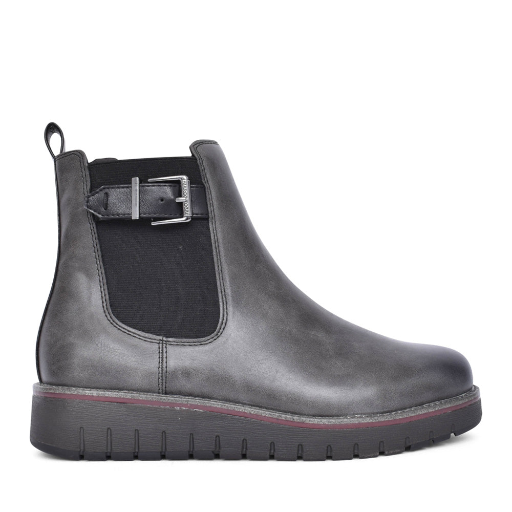 Ladies 2-26478 Ankle Boot In Dark Grey
