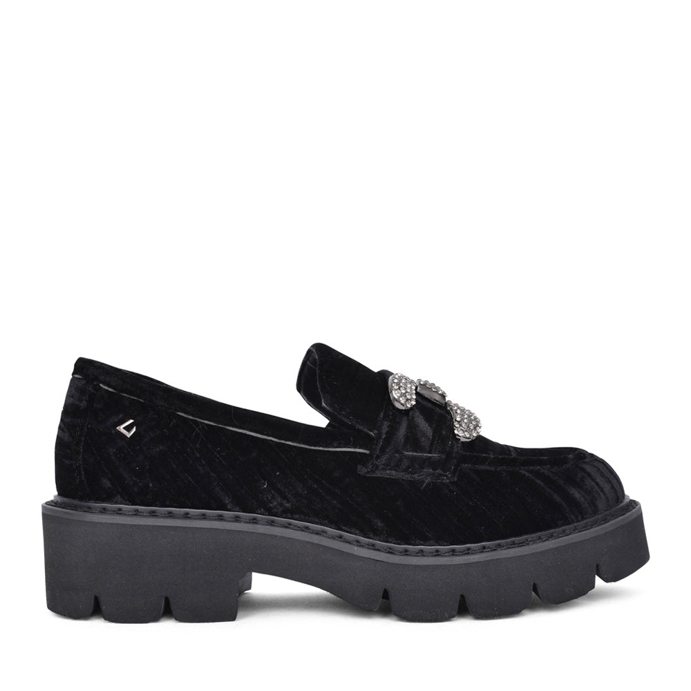 Ladies Take My Breath Loafer In Black