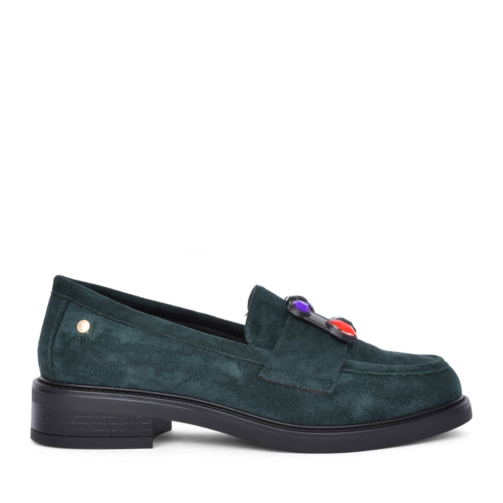 Ladies Rennes Loafer In Green