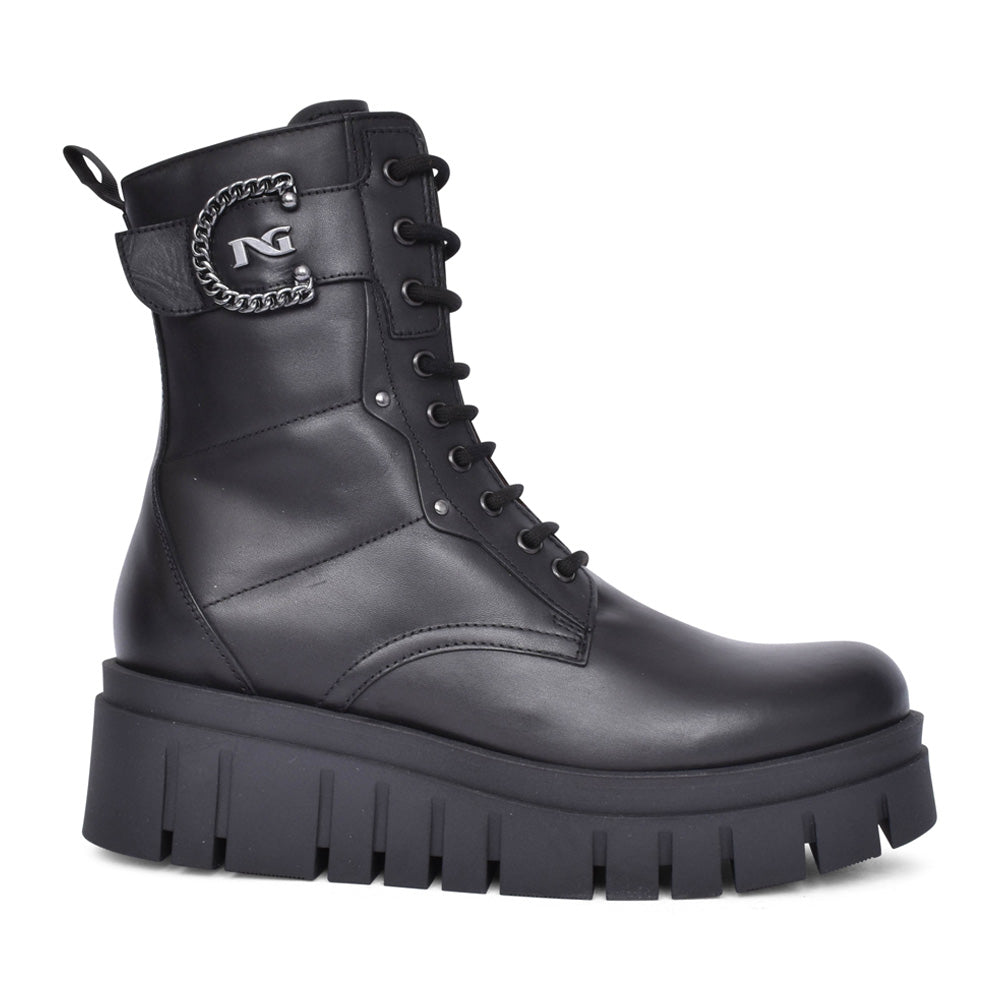 Ladies I411920d Platform Ankle Boot In Black