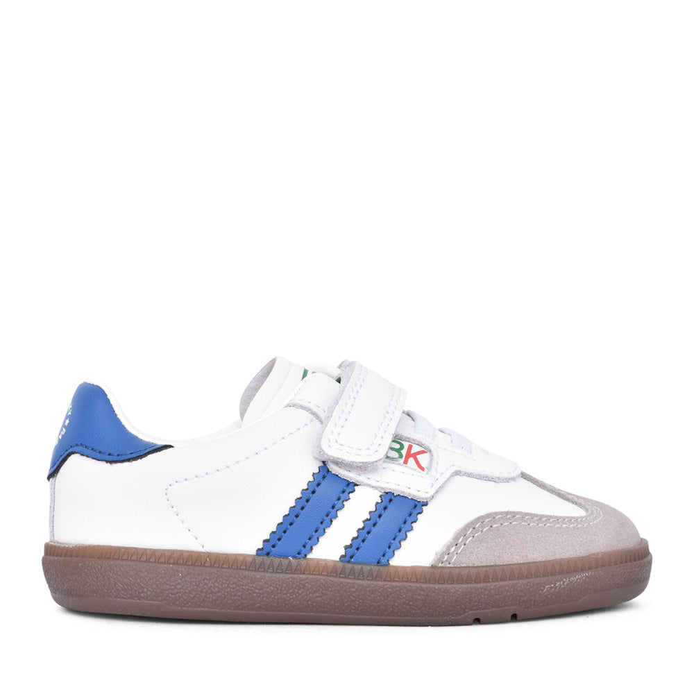 Boys 046704 Velcro Trainer In White