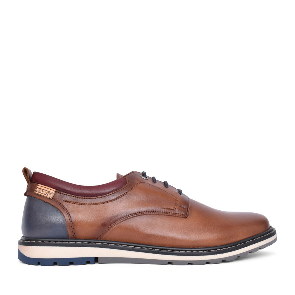 Mens Berna Laced Shoe In Tan