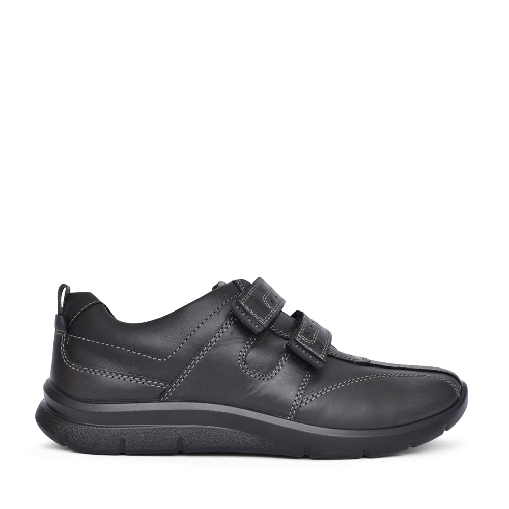 Mens Energise Velcro Shoe In Black