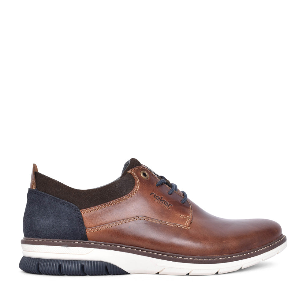 Mens 14405 Laced Shoe In Tan