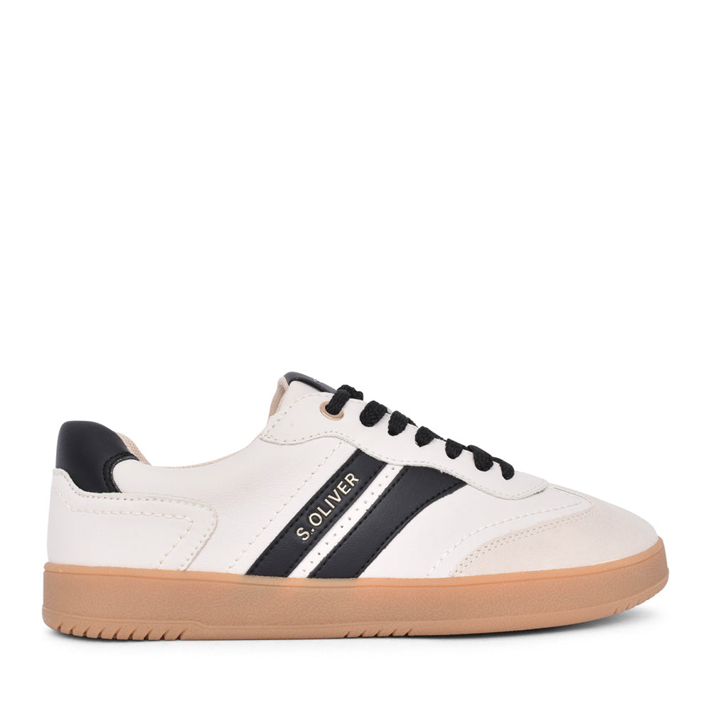 Ladies 5-23652 Laced Trainer In Nude