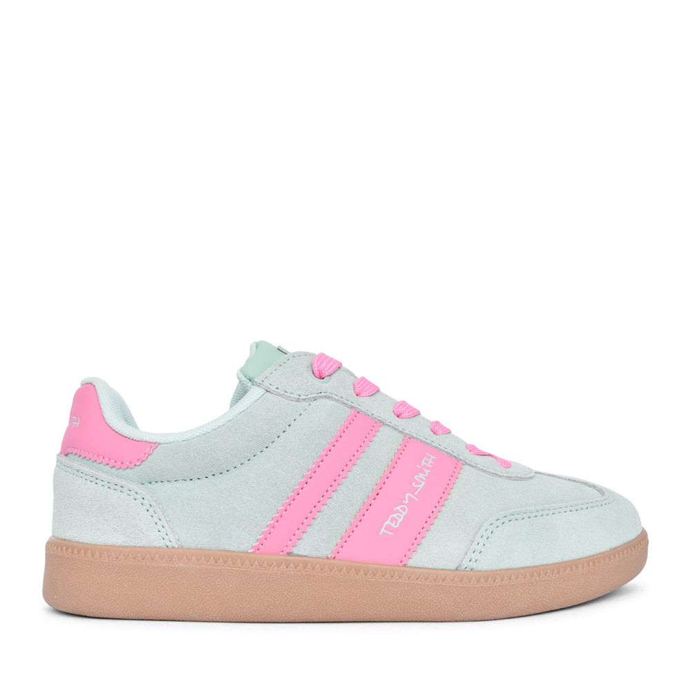 Ladies 120123 Laced Trainer In Mint