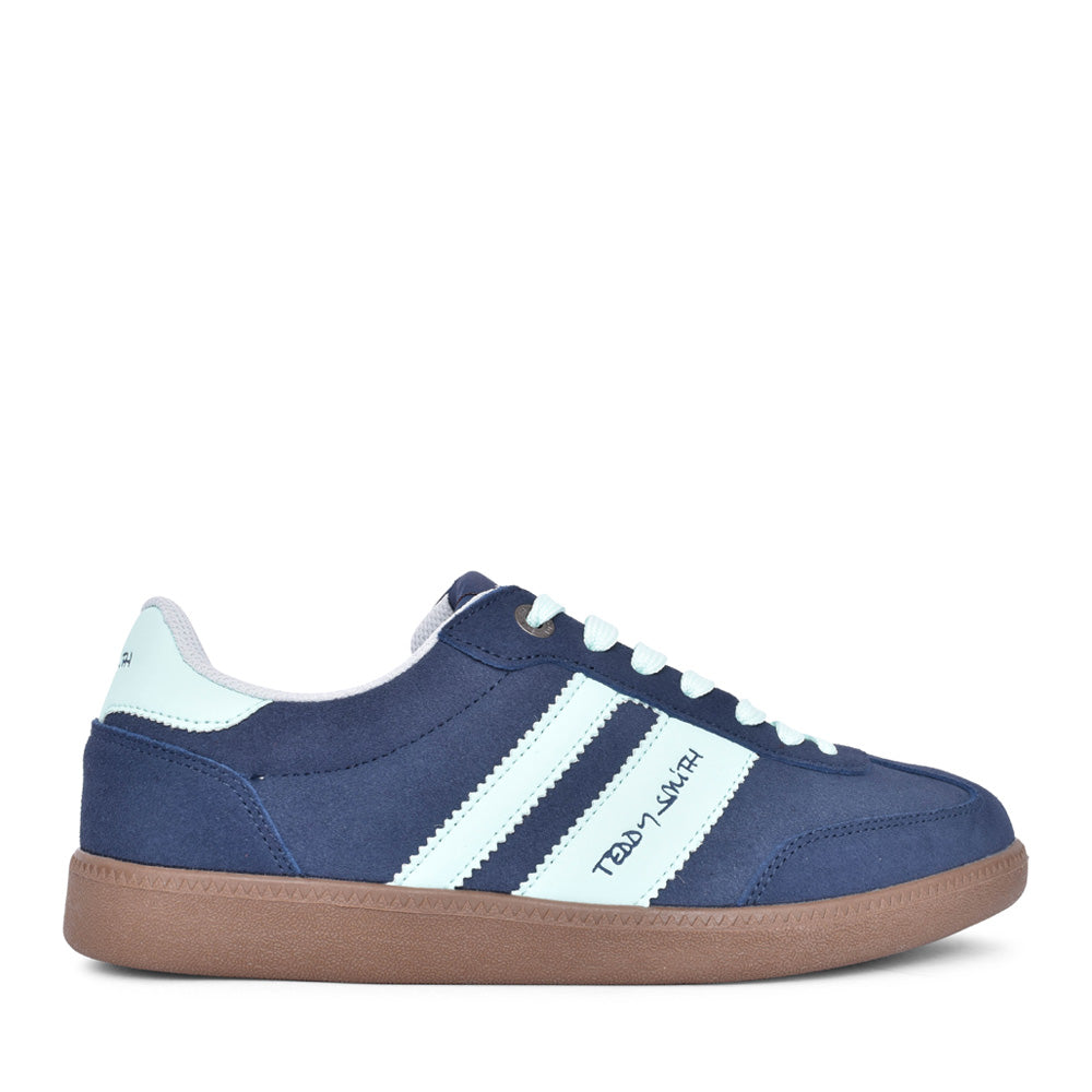 Mens 120092 Laced Trainer In Navy