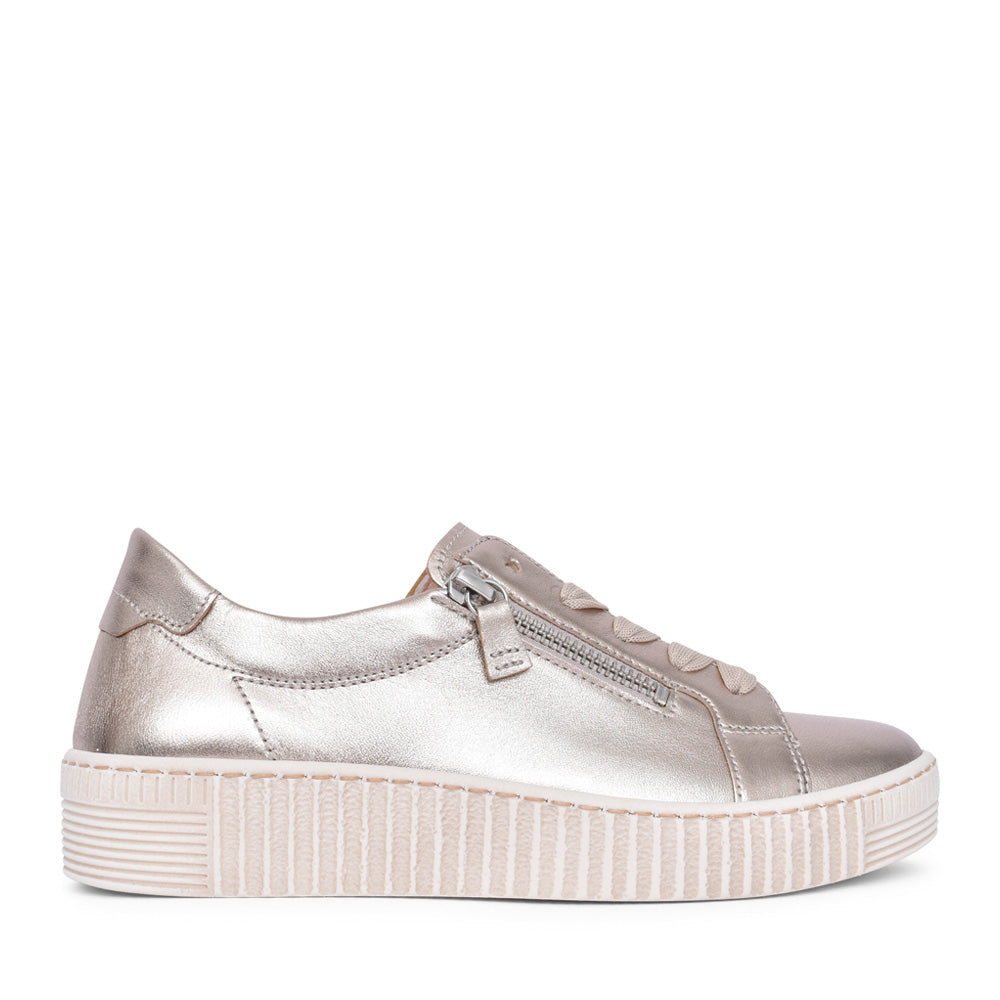 Ladies 63.334 Wisdom Laced Trainer In Metallic