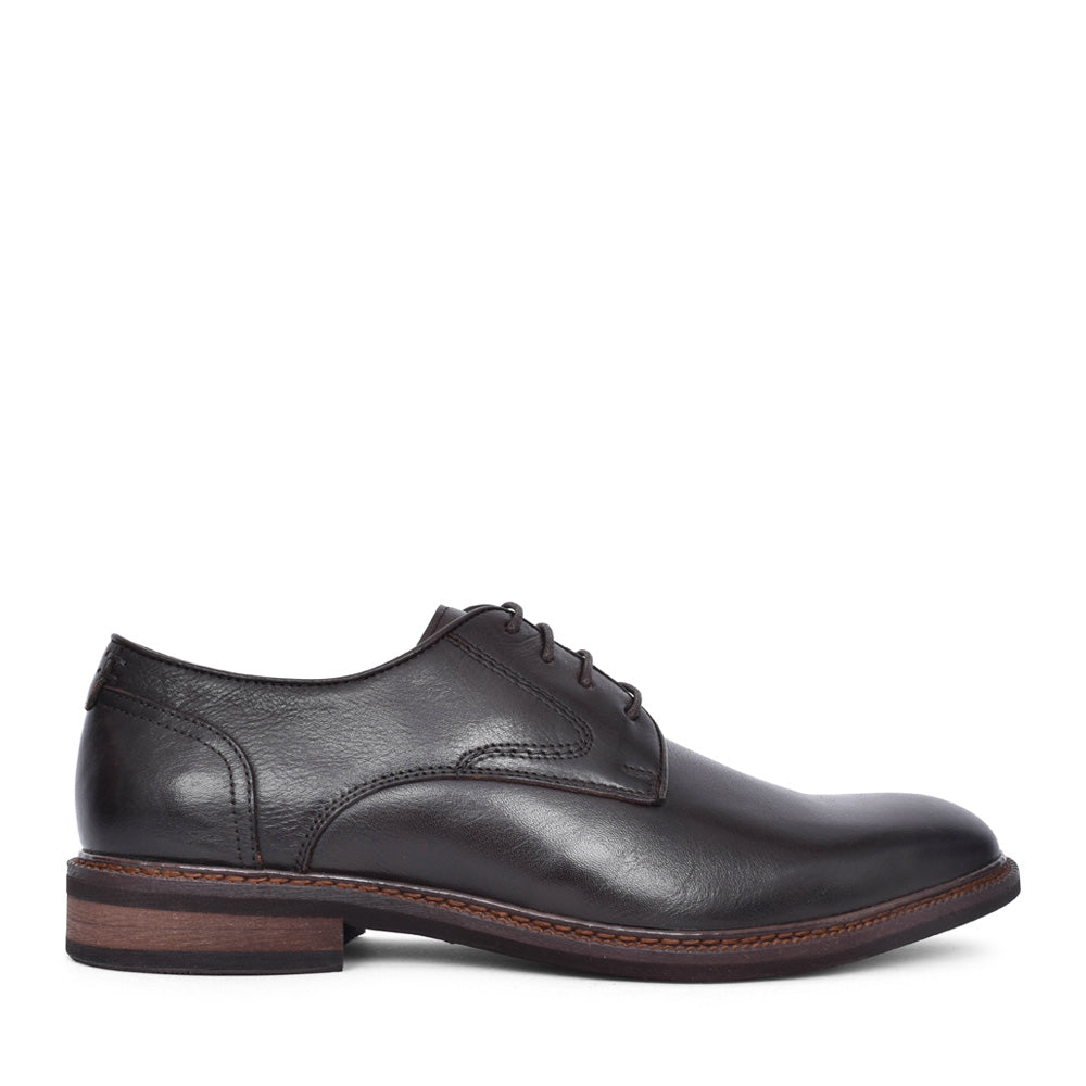 Mens Gotthand Laced Shoe In Mahogany