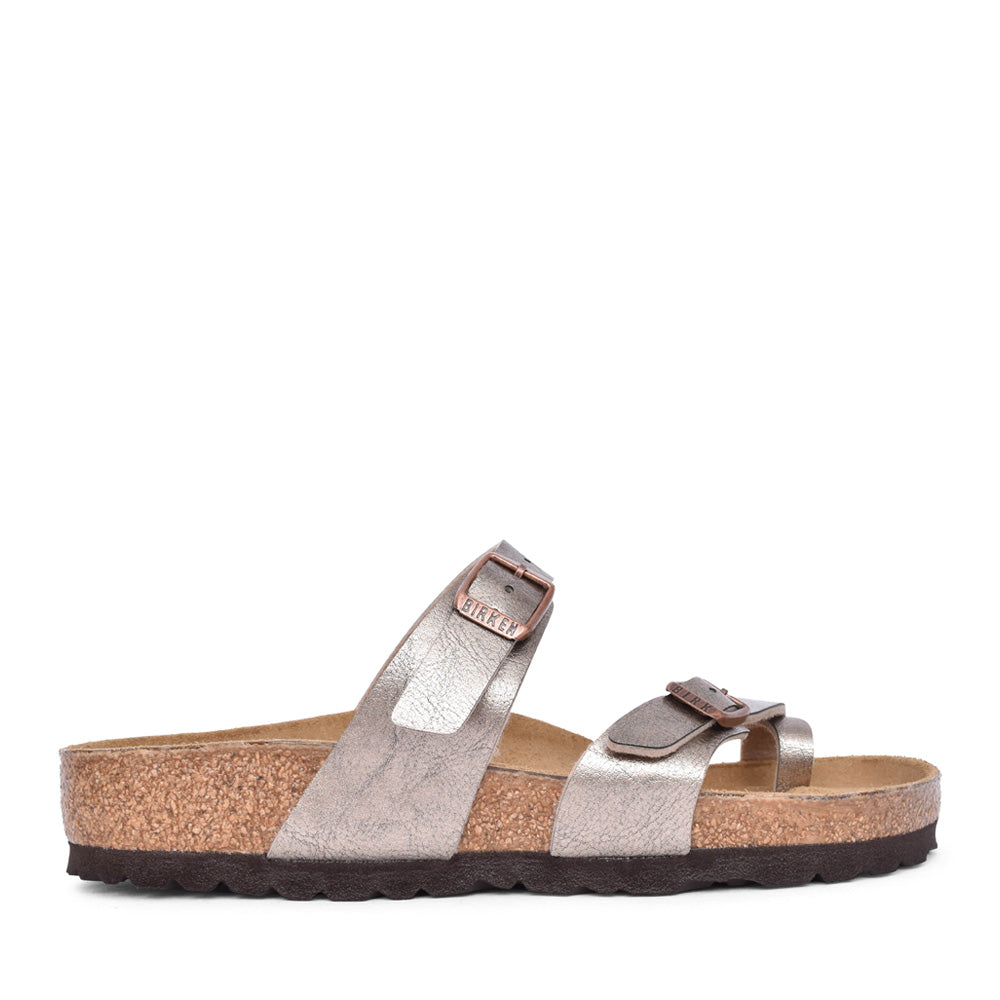 Ladies 1016408 Mayari Toe Post Mule In Taupe