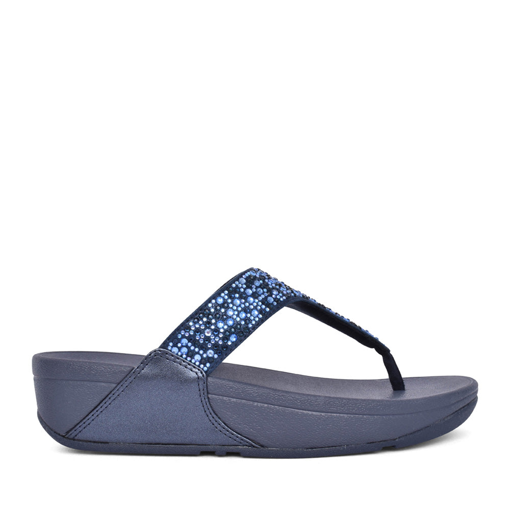 Ladies Je3-399 Lulu Crystal Toe Post In Navy
