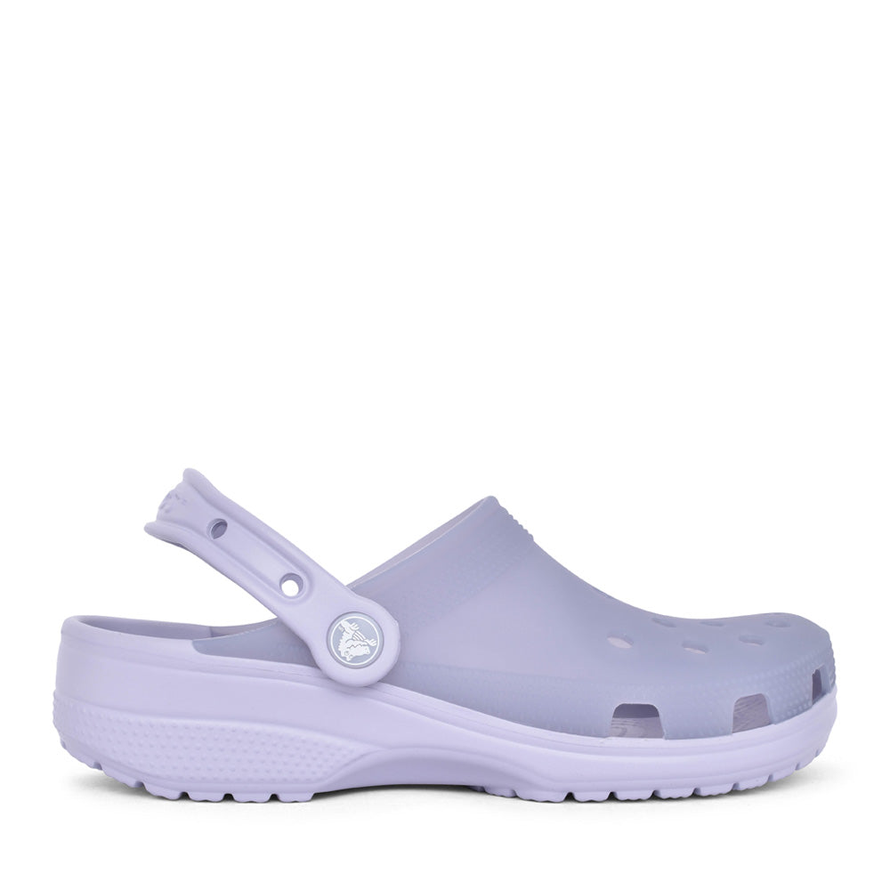 Adults Unisex 210928 Classic Frosted Clog In Purple Moon
