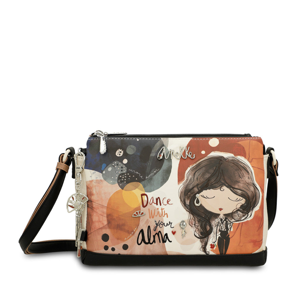 Ladies 40703-184 Cross Body Bag In Multi-colour