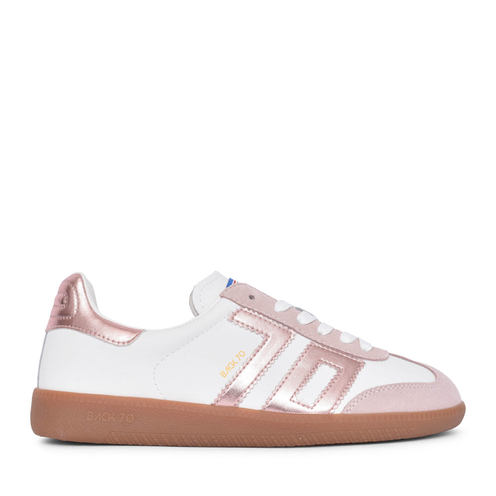 Ladies Cloud 2505-22 Laced Trainer In Pink