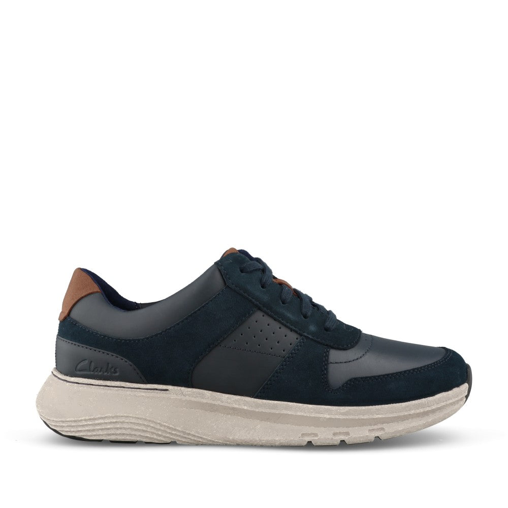 Mens Motion Trek Go G-fit Laced Trainer In Navy
