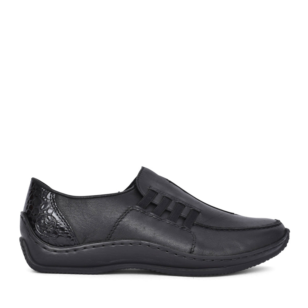 Ladies L1777 Slip-on Shoe In Black