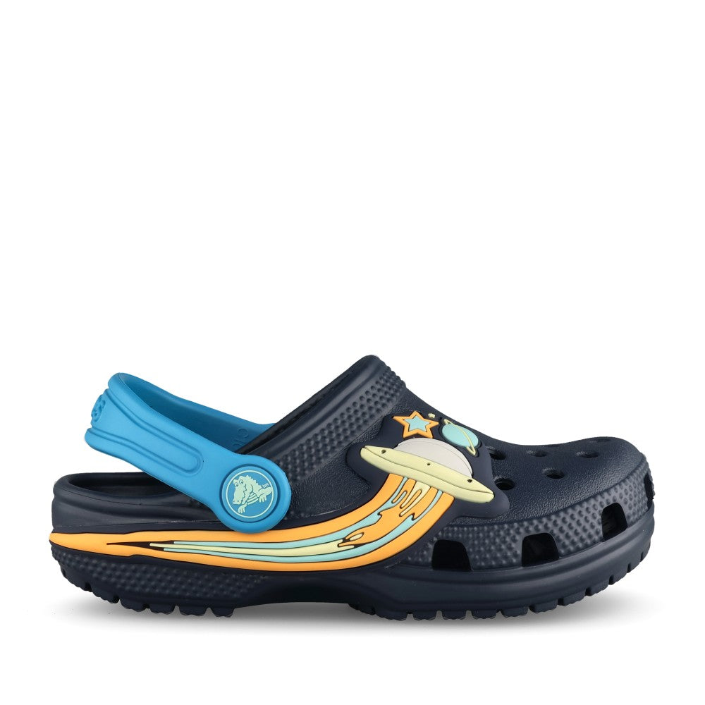 Unisex 211623 Classic Ufo Lights Toddler Clog In Navy