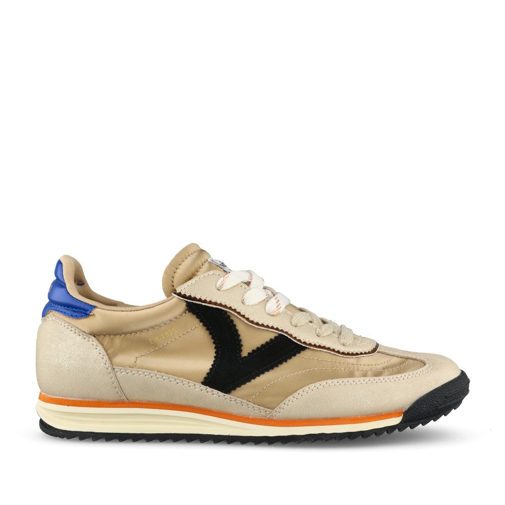 Ladies 1158102 Saturno Laced Trainer In Gold