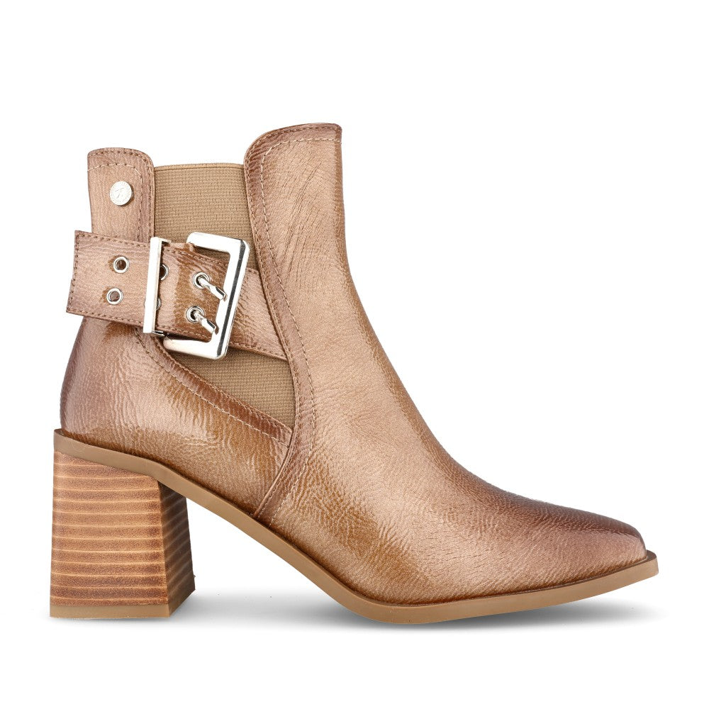 Ladies 144315 Ankle Boot In Beige